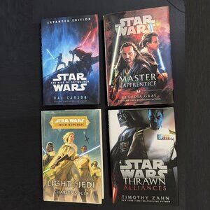 Star Wars Hardcover Novel Lot 4 Books Jedi Skywalker